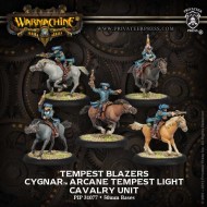 tempest blazers cygnar tempest light cavalry unit